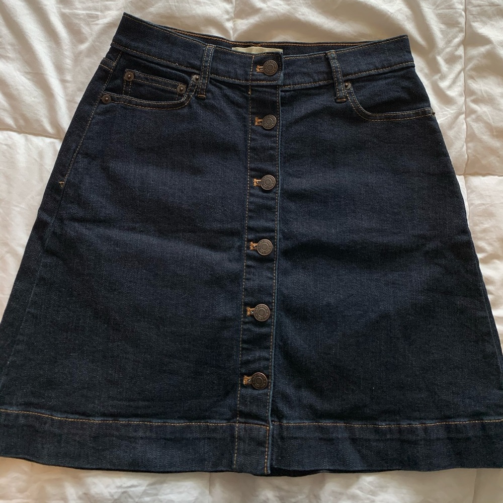 Gap denim jean skirt